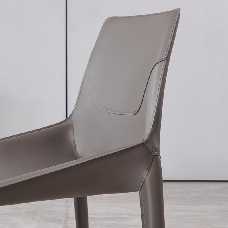 Modern Style Dining Chair Armless Dining Chairs with Metal Legs for Kitchen Clearhalo 'Dining Chairs' 'Dining Tables & Seating' 'dining_chair' 'furn' 'furn_dining_chair' 'Furniture' 'Kitchen & Dining Furniture' 1200x1200_205d4573-7085-46f7-a604-0e87ad4e6796