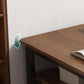 Zeitgenössischer Home Office Schreibtisch Holz H-Form Basis Schreibschalter, 29,5 "H.