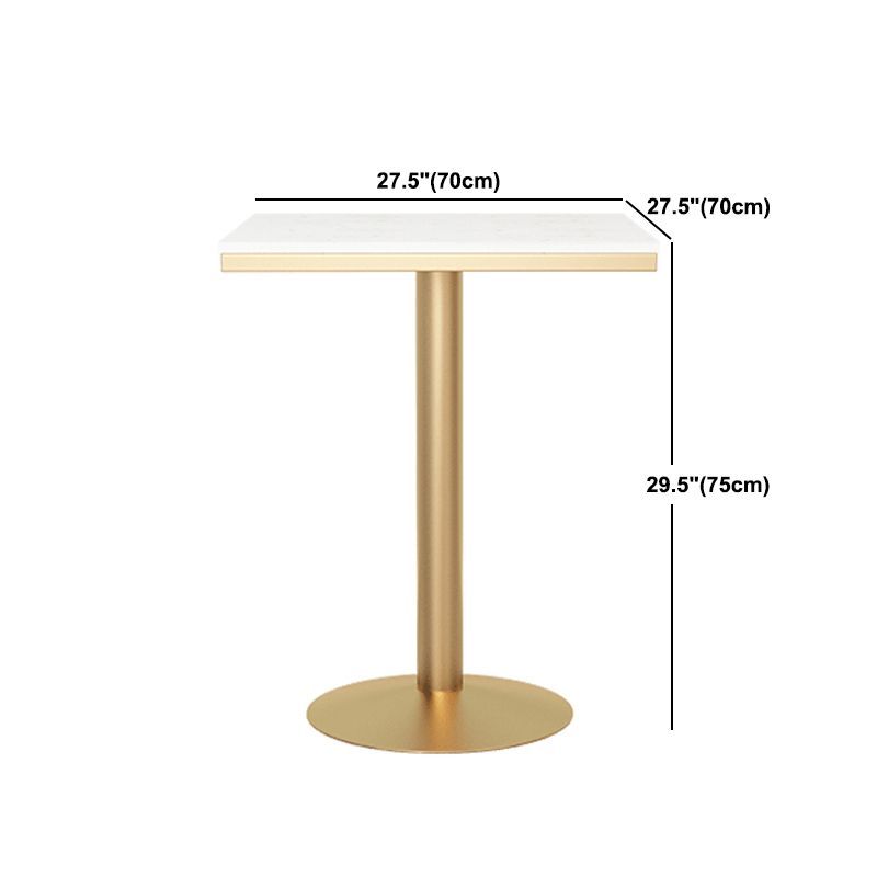 Metal Traditional Luxury Round Table White Stone Top Table with Pedestal Base Clearhalo 'Dining Tables & Seating' 'Dining Tables' 'dining_table' 'furn' 'furn_dining_table' 'Furniture' 'Kitchen & Dining Furniture' 1200x1200_205d8203-5f8a-4785-b659-f7ffdc93d4b6