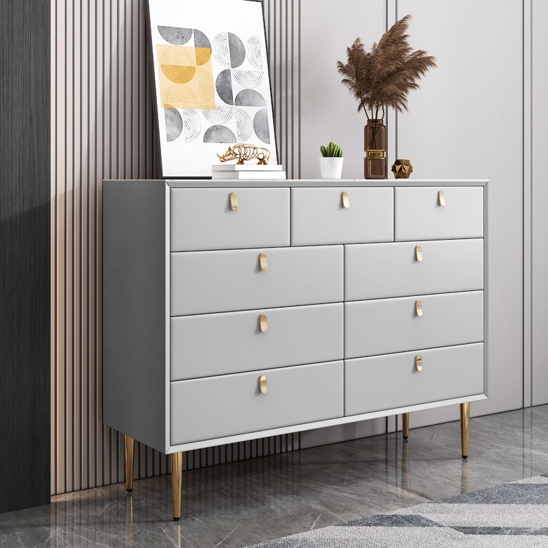 Classic Glam Dresser Stone Storage Chest Dresser with 6/7/9 Drawers , 15.6 Inch W Clearhalo 'Bedroom Furniture' 'Dressers & Chests' 'dressers_chests' 'furn' 'furn_dressers_chests' 'Furniture' 1200x1200_205eb4c2-4119-415b-a3fc-74191d195852