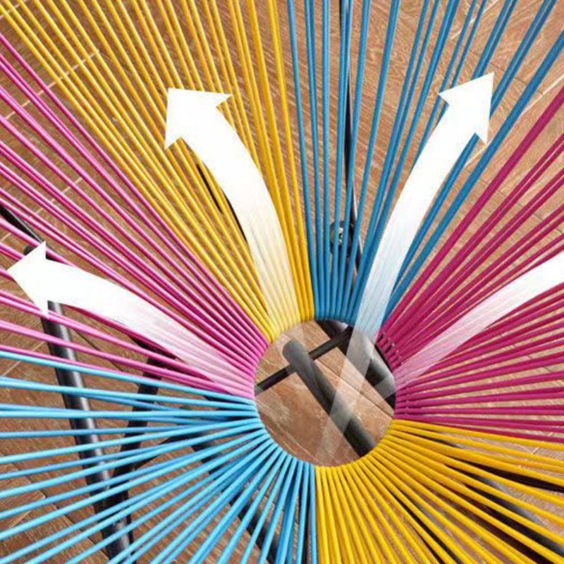 Chaise de culbuteur à corde tissée moderne