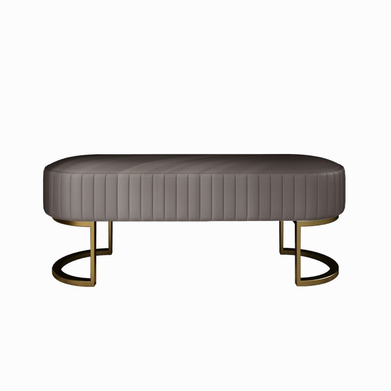 Glam 16" W Seating Bench Solid Color Cushioned Entryway and Bedroom Bench Clearhalo 'Benches' 'Chairs & Seating' 'furn' 'furn_benches' 'Furniture' 'Living Room Furniture' 1200x1200_2061cf67-3c5b-4d05-ab4e-4ae340c06a7b