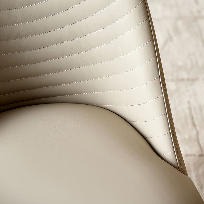 Contemporary Leather Dining Chairs Armless Solid Back Dining Chair for Kitchen Clearhalo ' kitchen&dining_furn' 'Dining Chairs' 'Dining Tables & Seating' 'dining_chair' 'furn' 'furn_dining_chair' 'Furniture' 'furniture_dining_chair' 'Kitchen & Dining Furniture' 'kitchen' 1200x1200_2063d7b4-be14-4adb-9cb2-7e466c878a48