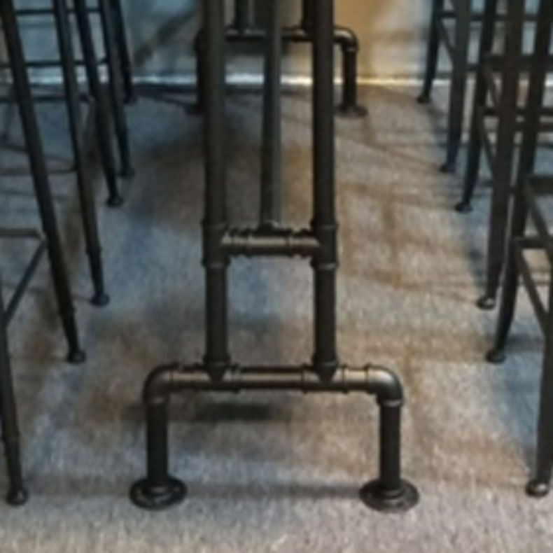 Industrial Bar Dining Table Cafe and Breakroom Bar Stool Table Clearhalo 'Bar Furniture' 'Bar Tables' 'bar_tables' 'furn' 'furn_bar_tables' 'Furniture' 'Kitchen & Dining Furniture' 1200x1200_2065d3c4-f38f-4752-a0d7-1da0ab6b1ca2
