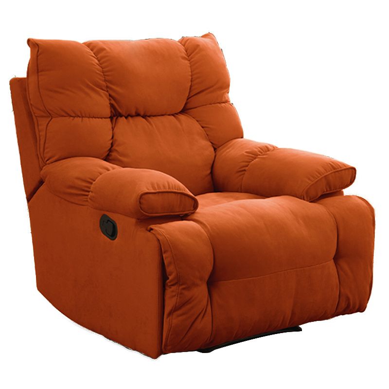 Contemporary Solid Color Standard Recliner Microsuede Recliner Chair Clearhalo 'Chairs & Seating' 'furn' 'furn_recliners' 'Furniture' 'Living Room Furniture' 'Recliners' 1200x1200_206640a3-0743-4d84-9e06-3859f16efc8d