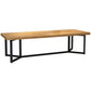 Solid Wood Dining Table Industrial Rectangle Dining Table with Black Frame Clearhalo ' dining_table' 'Dining Tables & Seating' 'Dining Tables' 'furn' 'furn_dining_table' 'Furniture' 'furniture_dining_table' 'Kitchen & Dining Furniture' 'kitchen&dining_furn' 'kitchen' 'kitchen_dining_table' 1200x1200_2066c19b-c9b7-4984-8f7e-20cd9be9a840