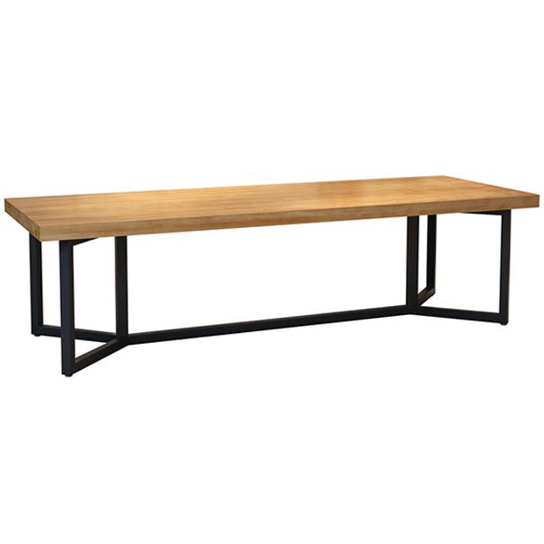 Solid Wood Dining Table Industrial Rectangle Dining Table with Black Frame Clearhalo ' dining_table' 'Dining Tables & Seating' 'Dining Tables' 'furn' 'furn_dining_table' 'Furniture' 'furniture_dining_table' 'Kitchen & Dining Furniture' 'kitchen&dining_furn' 'kitchen' 'kitchen_dining_table' 1200x1200_2066c19b-c9b7-4984-8f7e-20cd9be9a840