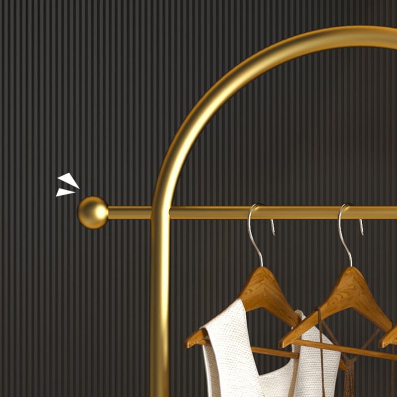 Luxurious Metallic Coat Hanger Pure Color Free Standing Marble Base Coat Rack Clearhalo 'Entry & Mudroom Furniture' 'furn' 'furn_hall_tree_coat_racks' 'Furniture' 'Hall Trees & Coat Racks' 'hall_tree_coat_racks' 1200x1200_2068cf8c-c9b2-45ae-abc3-ea775cd25240