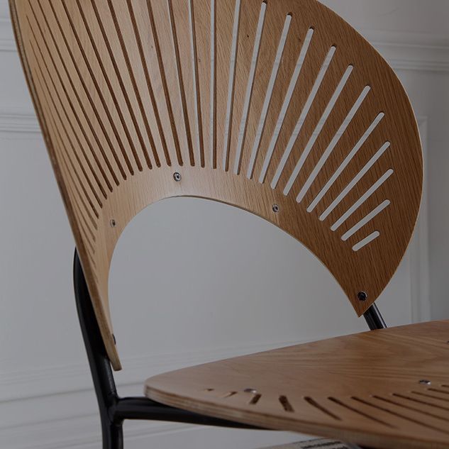 Modern Wood Dining Room Chair Metal Armless Dining Chairs for Home Use Clearhalo ' kitchen&dining_furn' 'Dining Chairs' 'Dining Tables & Seating' 'dining_chair' 'furn' 'furn_dining_chair' 'Furniture' 'furniture_dining_chair' 'Kitchen & Dining Furniture' 'kitchen' 1200x1200_206a52a6-810c-4fa1-80c4-696e22075c8f