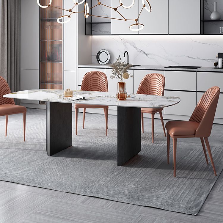 Metal Traditional Luxury Rectangle Table Sintered Stone Top Indoor Table for Home Clearhalo ' dining_table' 'Dining Tables & Seating' 'Dining Tables' 'furn' 'furn_dining_table' 'Furniture' 'furniture_dining_table' 'Kitchen & Dining Furniture' 'kitchen&dining_furn' 'kitchen' 'kitchen_dining_table' 1200x1200_206d708f-bbc6-4c93-9f19-59bd4e0a8035