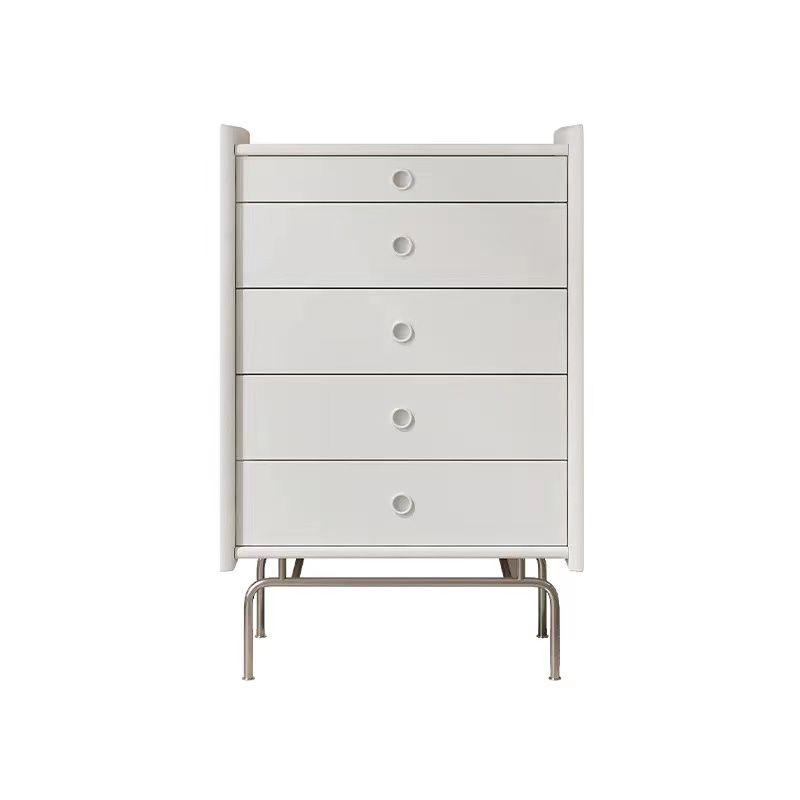 Coffre d'accent carré de poitrine moderne et contemporain en finition antique