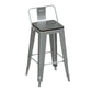 Industrial Silver Counter Stools Iron Wooden Bar Bristol Stools with Low Back Clearhalo 'Bar Furniture' 'Bar Stools' 'bar_stools' 'furniture_bar_stools' 'Kitchen & Dining Furniture' 'kitchen&dining_furn' 'kitchen' 'kitchen_furn' Furniture' 1200x1200_20771e22-fd6a-4927-a235-610e37849797