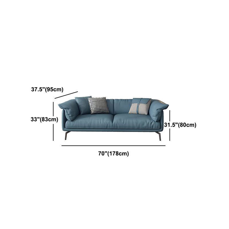 Cojín de brazos de almohada hacia atrás sofá de almacenamiento resistente a las manchas contemporáneas