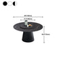 Round Sintered Stone Dining Table Modern Furniture with Pedestal Base for Home Clearhalo 'Dining Tables & Seating' 'Dining Tables' 'dining_table' 'furn' 'furn_dining_table' 'Furniture' 'Kitchen & Dining Furniture' 1200x1200_207800a2-0464-4ab9-9b04-e396dec4e7eb