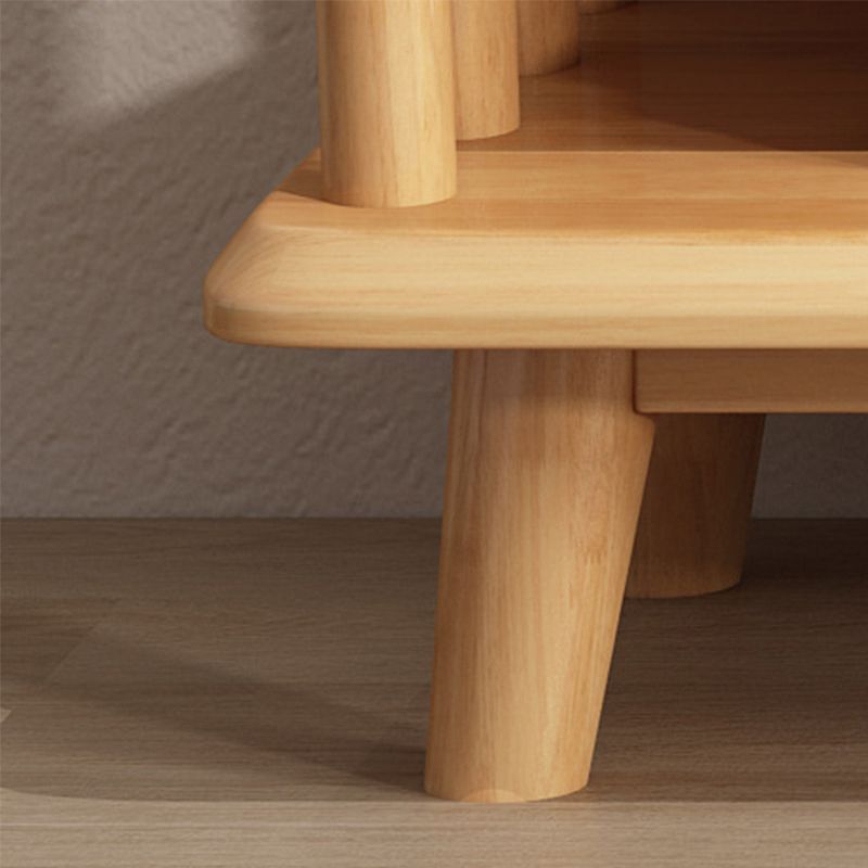 Contemporary Solid Wood TV Console 2-open Shelf TV Stand with Drawers Clearhalo 'furn' 'furn_tv_stands_entertainment_centers' 'Furniture' 'Living Room Furniture' 'TV Stands & Entertainment Centers' 'TV Stands & Media Storage Furniture' 'tv_stands_entertainment_centers' 1200x1200_20781118-3e14-4072-a8b3-b913ff518c1c