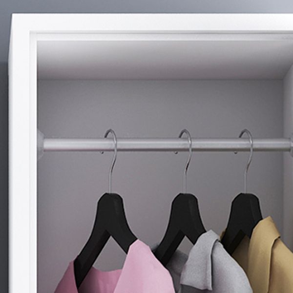 Armadio del guardaroba in metallo del guardaroba contemporaneo per casa, 16,54 "d x 14,96" w x 70,87 "H