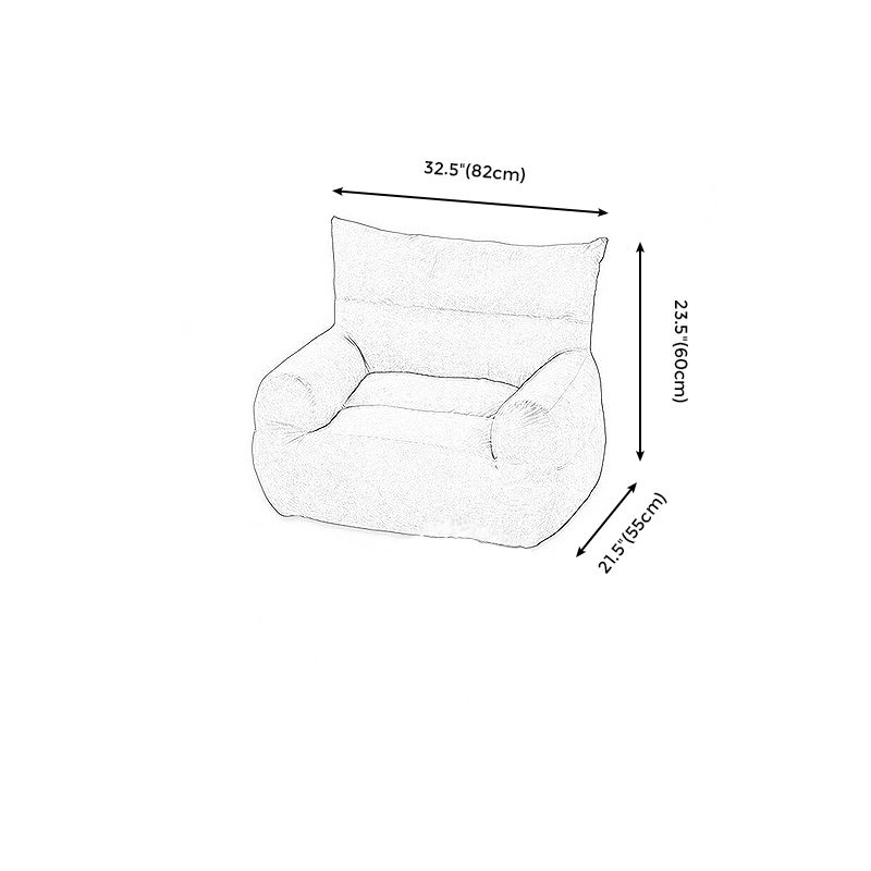 Fabric Chair 32.2" L x21.6 W x23.6"H Arms Included Chair for Living Room Clearhalo 'Accent Chairs' 'accent_chairs' 'Chairs & Seating' 'furn' 'furn_accent_chairs' 'Furniture' 'Living Room Furniture' 1200x1200_207947dc-75e7-4277-93b7-7d55e9dbe1bb