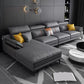 Grey Modern Adjustable Sofa & Chaise Pillow Top Arm Sectional Clearhalo 'furn' 'furn_sectionals' 'Furniture' 'Living Room Furniture' 'Sectionals' 1200x1200_207b3c8d-35cf-48ab-8bd4-422652eb0ac3
