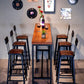 Industrial Bar Table Set 1/4/7/9 Pieces Solid Wood Pub Table Set for Indoor Clearhalo 'Bar Furniture' 'furn' 'furn_home_bar_bar_sets' 'Furniture' 'Home Bars & Bar Sets' 'home_bar_bar_sets' 'Kitchen & Dining Furniture' 1200x1200_207be2f5-2be5-4cac-9da5-ddf792b595b9