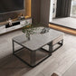 Square Nesting Coffee Table Set Slate Frame Coffee Cocktail Table with Drawer Clearhalo 'Coffee & Accent Tables' 'Coffee Tables' 'coffee_tables' 'furn' 'furn_coffee_tables' 'Furniture' 'Living Room Furniture' 1200x1200_207d614f-ccb7-4024-9400-4333f0eb596e