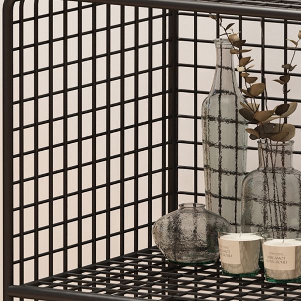 Libreria di stile moderno in stile chiuso in metallo standard libreria per casa