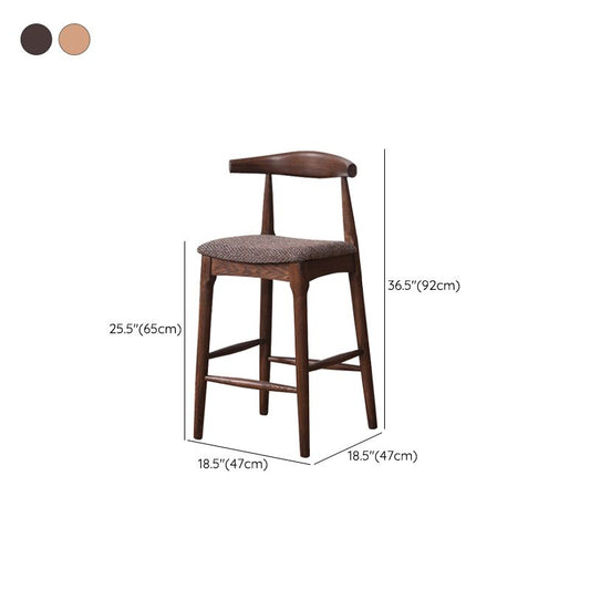 Industrial Fabric Counter & Bar Stools Ash Wood Indoor Stools Clearhalo 'Bar Furniture' 'Bar Stools' 'bar_stools' 'furn' 'furn_bar_stools' 'Furniture' 'Kitchen & Dining Furniture' 1200x1200_2080b30f-bcae-4dac-b8ff-4549346d6319