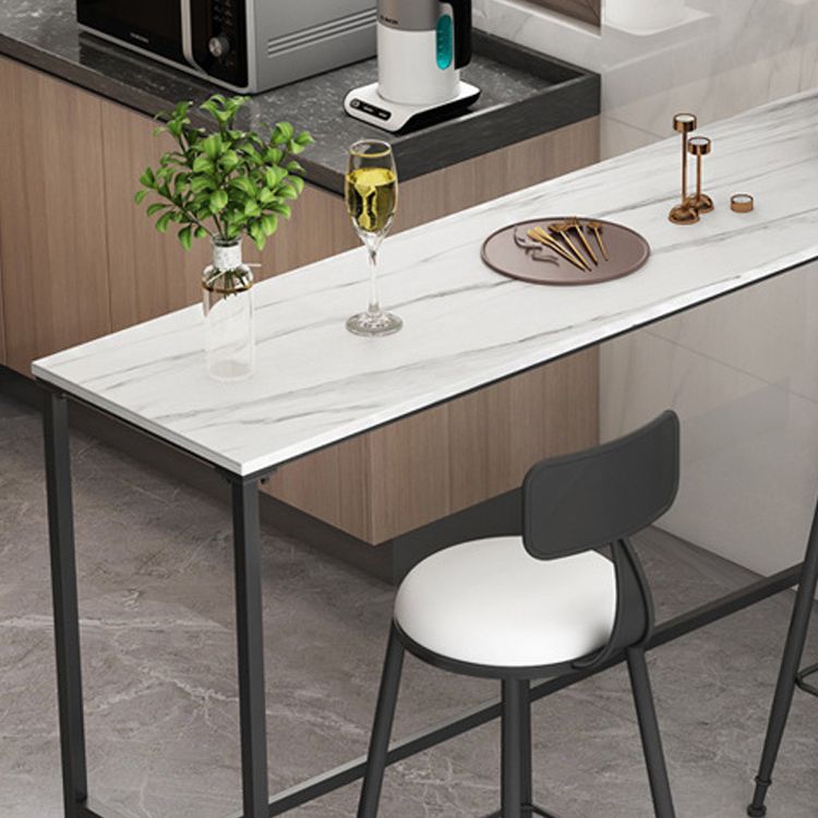 Modern Bar Table Set 1/2/3/5 Pieces Metal Bar Table with High Stools Clearhalo 'Bar Furniture' 'furn' 'furn_home_bar_bar_sets' 'Furniture' 'Home Bars & Bar Sets' 'home_bar_bar_sets' 'Kitchen & Dining Furniture' 1200x1200_20812c1a-8eff-4cfe-bc4c-c932caba2bee