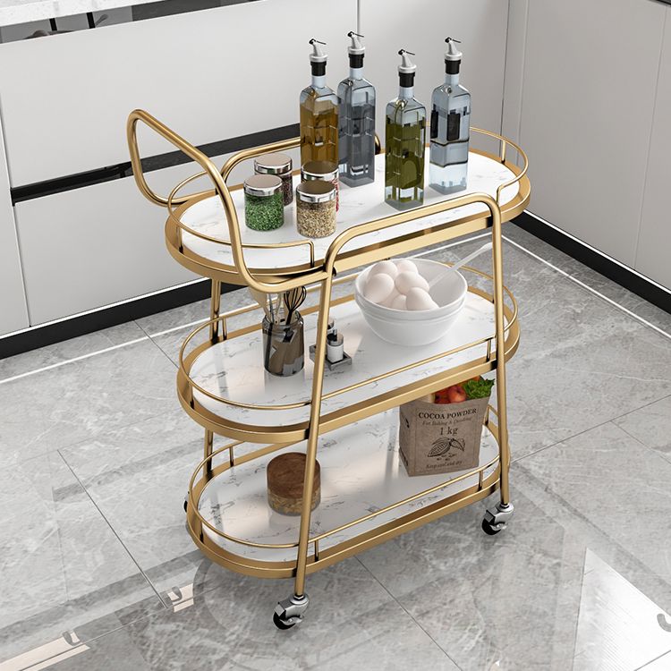 Modern 32.28"H Rolling Prep Table Metal Prep Table for Home Use Clearhalo 'furn' 'furn_kitchen_islands_carts' 'Furniture' 'Kitchen & Dining Furniture' 'Kitchen Islands & Carts' 'kitchen_islands_carts' 1200x1200_20816d32-c79c-4964-b46f-b27b9e682204