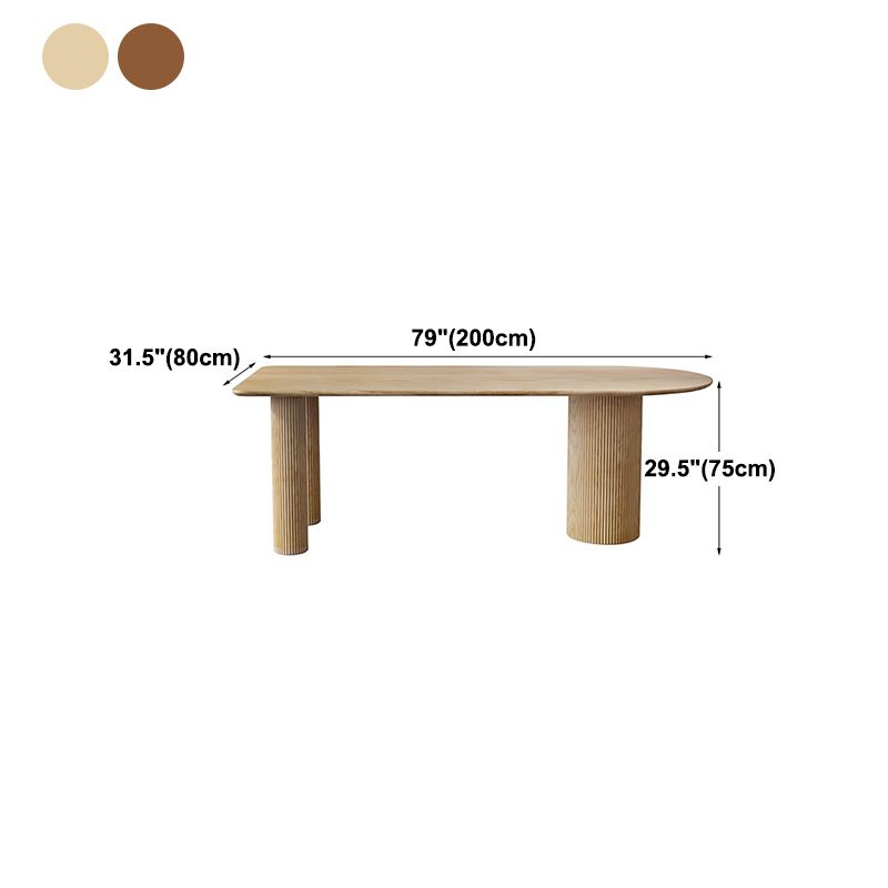 Free Form Pine Wood Table for Restaurant Modern Dining Table with 3 Legs Clearhalo 'Dining Tables & Seating' 'Dining Tables' 'dining_table' 'furn' 'furn_dining_table' 'Furniture' 'furniture_dining_table' 'Kitchen & Dining Furniture' 'kitchen' 'kitchen_dining_table' 1200x1200_2082ea8d-201f-4d6a-b920-d1399c418e4e