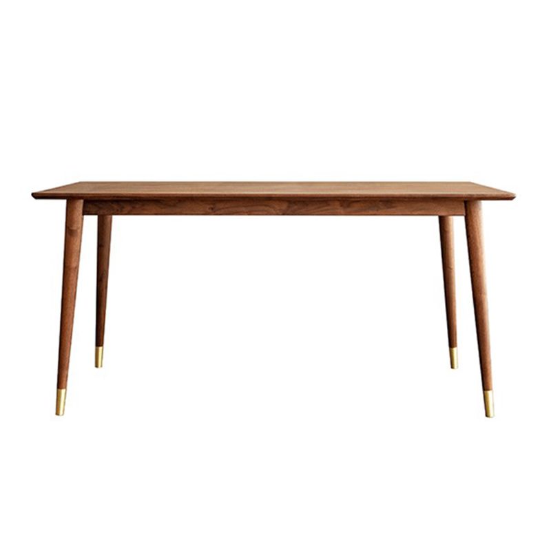 Luxury Pine Wood Table for Restaurant Rectangle Dining Table in Brown with 4 Legs Clearhalo 'Dining Tables & Seating' 'Dining Tables' 'dining_table' 'furn' 'furn_dining_table' 'Furniture' 'furniture_dining_table' 'Kitchen & Dining Furniture' 'kitchen' 'kitchen_dining_table' 1200x1200_20835bde-4265-4815-a9bf-270377fe22ee
