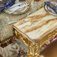 Rectangle Shape Dinette Table Marble Dining Room Dinner Table with Wooden Base Clearhalo ' dining_table' 'Dining Tables & Seating' 'Dining Tables' 'furn' 'furn_dining_table' 'Furniture' 'furniture_dining_table' 'Kitchen & Dining Furniture' 'kitchen&dining_furn' 'kitchen' 'kitchen_dining_table' 1200x1200_2083c6f6-d445-4c54-8a1b-b527b79a397b
