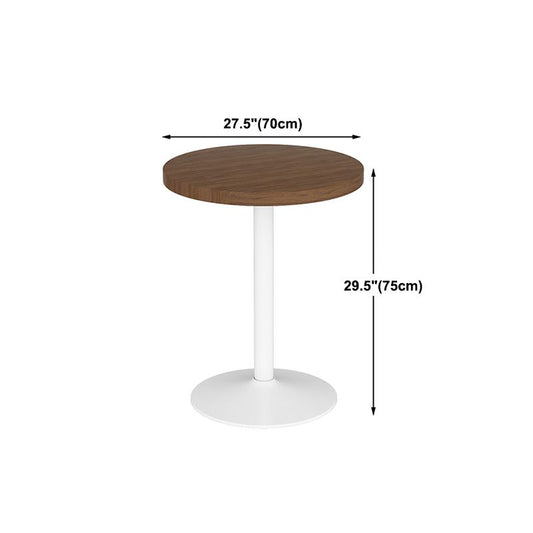 Solid Wood Brown Dining Table Industrial Kitchen Table with Metal Pedestal Base Clearhalo ' dining_table' 'Dining Tables & Seating' 'Dining Tables' 'furn' 'furn_dining_table' 'Furniture' 'furniture_dining_table' 'Kitchen & Dining Furniture' 'kitchen&dining_furn' 'kitchen' 'kitchen_dining_table' 1200x1200_208437b3-88cc-46b9-8596-4d5e5e0b1fd2