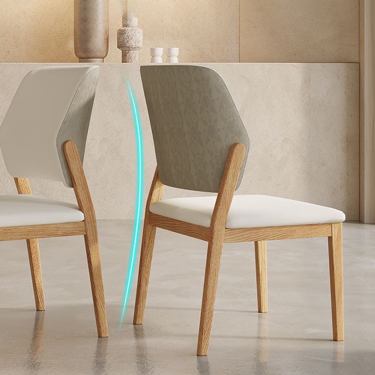 Zeitgenössischer Stil Massivholz 4 Beine Haus verwenden Essneitenstuhl