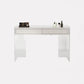 White Make-up Vanity with 2 Drawers and Stool for Bedroom 31.5" High Clearhalo 'Bedroom Furniture' 'furn' 'furn_makeup_vanities' 'Furniture' 'Makeup Vanities' 'makeup_vanities' 1200x1200_208c03a6-a272-407c-a21a-8487e2149956
