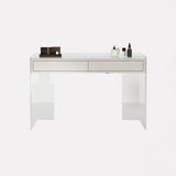White Make-up Vanity with 2 Drawers and Stool for Bedroom 31.5" High Clearhalo 'Bedroom Furniture' 'furn' 'furn_makeup_vanities' 'Furniture' 'Makeup Vanities' 'makeup_vanities' 1200x1200_208c03a6-a272-407c-a21a-8487e2149956