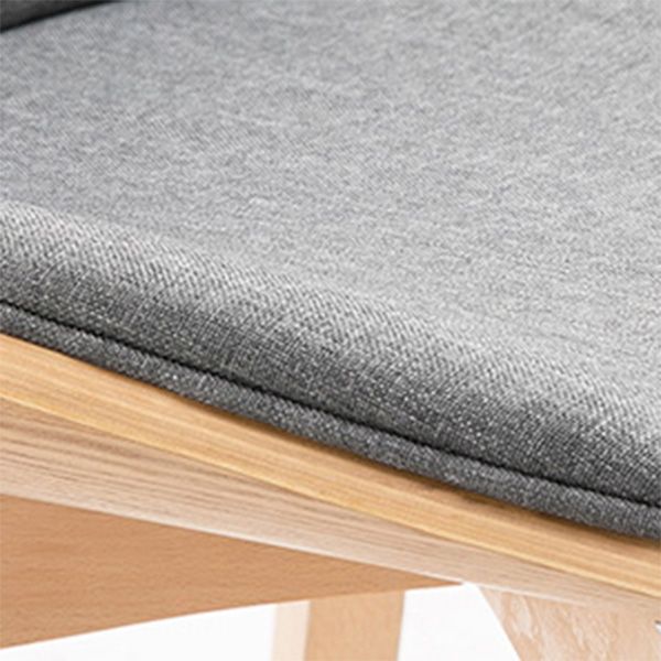 Home Contemporary Side Chair Solid Back Upholstered Wood Dining Room Chair Clearhalo ' kitchen&dining_furn' 'Dining Chairs' 'Dining Tables & Seating' 'dining_chair' 'furn' 'furn_dining_chair' 'Furniture' 'furniture_dining_chair' 'Kitchen & Dining Furniture' 'kitchen' 1200x1200_20901ea8-cdcf-4c61-821f-f70c6dfb4f85