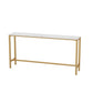 Artificial Marble Bar Table 42-inch Height Metal Base Bistro Table for Living Room Clearhalo 'Bar Furniture' 'Bar Tables' 'bar_tables' 'furn' 'furn_bar_tables' 'Furniture' 'furniture_bar_tables' 'Kitchen & Dining Furniture' 1200x1200_2091c3e1-6296-43eb-b356-d0dd307ccab2