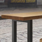 Industrial Bar Table Set 1/7 Pieces Solid Wood Rectangle Table and Stool Set Clearhalo 'Bar Furniture' 'furn' 'furn_home_bar_bar_sets' 'Furniture' 'Home Bars & Bar Sets' 'home_bar_bar_sets' 'Kitchen & Dining Furniture' 1200x1200_20921f85-79b7-4eca-8cda-e212d6c4373e