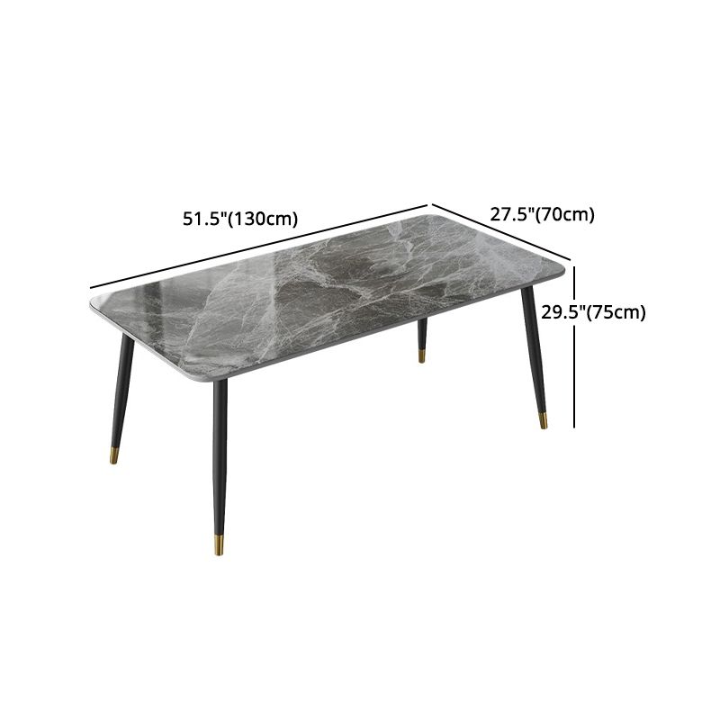 Designer Style Sintered Stone Top Dining Set 1/2/5/7 Pieces Dining Table with Chairs Clearhalo 'Dining Room Sets' 'Dining Tables & Seating' 'dining_room_set' 'furn' 'furn_dining_room_set' 'Furniture' 'furniture_dining_room_set' 'Kitchen & Dining Furniture' 1200x1200_20946d02-1288-483c-a135-8c204c068e33