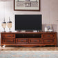 Meuble TV en bois Style traditionnel maison salon meuble TV Console avec tiroirs