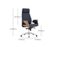 Modern Armless Office Chair Leather Adjustable Seat Height Desk Chair with Wheels Clearhalo 'furn' 'furn_office_chair' 'Furniture' 'Office Chairs' 'Office Furniture' 'office_chair' 1200x1200_2096957b-4a40-48f4-bd11-0c46c93976b3