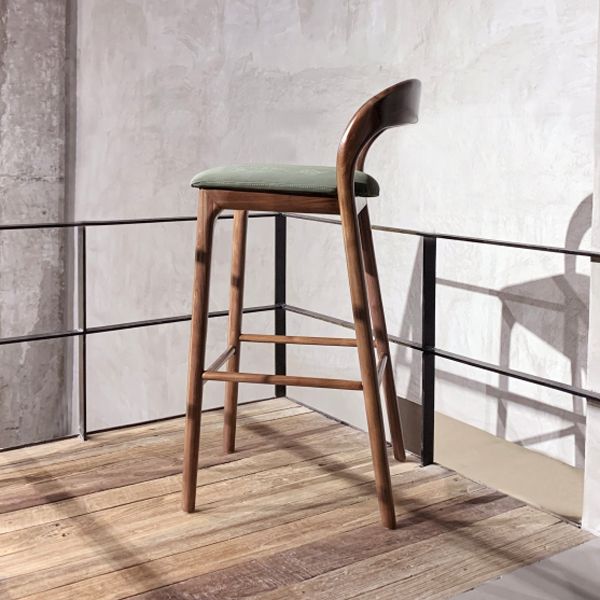 Brown Ash Wood Counter Stools Industrial Green Velvet Stools Clearhalo 'Bar Furniture' 'Bar Stools' 'bar_stools' 'furn' 'furn_bar_stools' 'Furniture' 'Kitchen & Dining Furniture' 1200x1200_2099ec48-bfa9-4bac-a4d8-831451a2254d