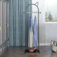 Contemporary Hall Stand Metal Hooks Included No Distressing Free Standing Rack Metal