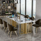 Rectangle Luxury Dining Table White Tone Fixed Table with Sintered Stone Clearhalo ' dining_table' 'Dining Tables & Seating' 'Dining Tables' 'furn' 'furn_dining_table' 'Furniture' 'furniture_dining_table' 'Kitchen & Dining Furniture' 'kitchen&dining_furn' 'kitchen' 'kitchen_dining_table' 1200x1200_209bab86-c8be-40b3-aa73-ae0a25f45acc