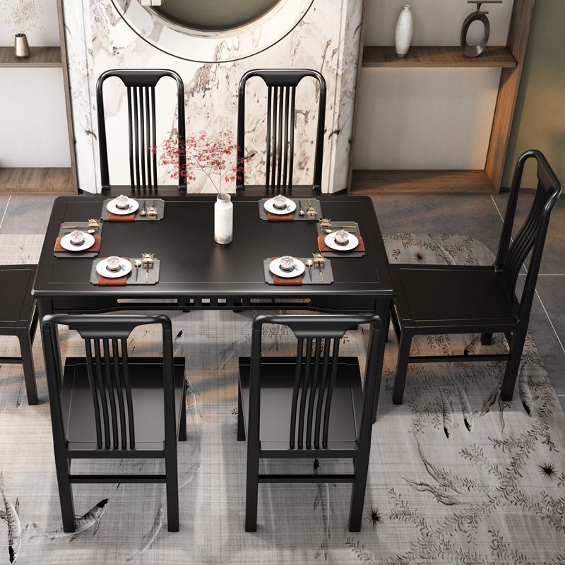 Traditional 19'' Wide Wood Dining Side Chair Slat Back Chair for Home Use Clearhalo ' kitchen&dining_furn' 'Dining Chairs' 'Dining Tables & Seating' 'dining_chair' 'furn' 'furn_dining_chair' 'Furniture' 'furniture_dining_chair' 'Kitchen & Dining Furniture' 'kitchen' 1200x1200_20a227d3-ec07-4477-a80a-e3f696db7405