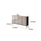 Sideboard Sideboard Sideboard in pietra glam Sideboard con porte per sala da pranzo