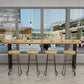 Contemporary Rectangle Bar Table Set 1/5 Pcs Solid Wood Bar Table and Stools Clearhalo 'Bar Furniture' 'furn' 'furn_home_bar_bar_sets' 'Furniture' 'Home Bars & Bar Sets' 'home_bar_bar_sets' 'Kitchen & Dining Furniture' 1200x1200_20a74cff-2216-4c7f-9042-fcf69e41d9a5