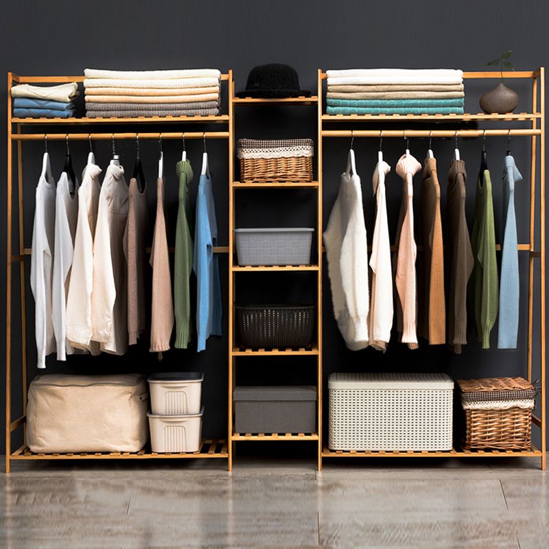 Rastrello in stile contemporaneo in bambù solido planimetro di design per soggiorno per soggiorno