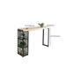 Table de bar rectangulaire de style moderne, table stockable pour le salon