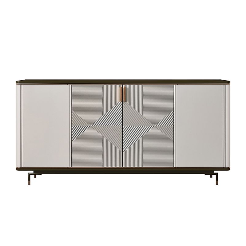 Glam Style Buffet Sideboard Stone Sideboard Buffet with Cabinets Clearhalo 'buffet_sideboard' 'Buffets & Sideboards' 'furn' 'furn_buffet_sideboard' 'Furniture' 'Kitchen & Dining Furniture' 1200x1200_20aae9d7-895d-4376-b984-4de4c7401c9f